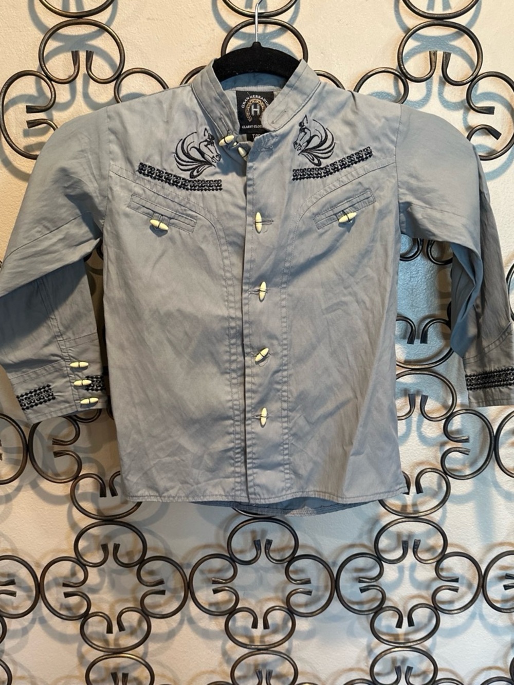 Charro boys shirt